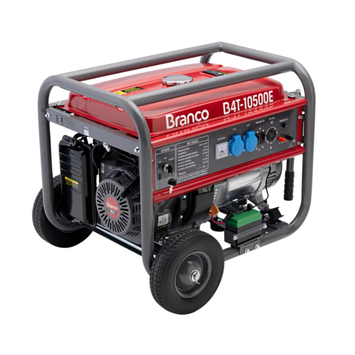 Gerador 9,0 kW gasolina Branco B4T-10500E