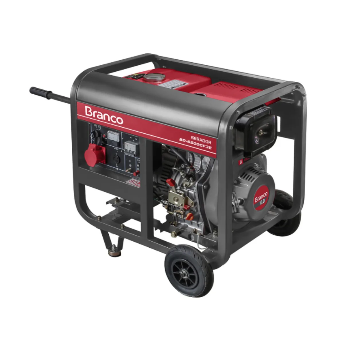 Gerador 5,0 kVA diesel Branco BD-6500 E3