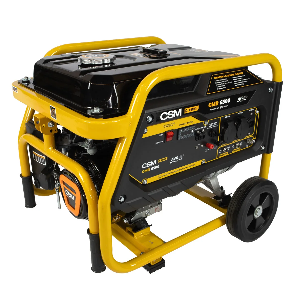 Gerador a Gasolina GMR 6500 Bivolt Mono. CSM