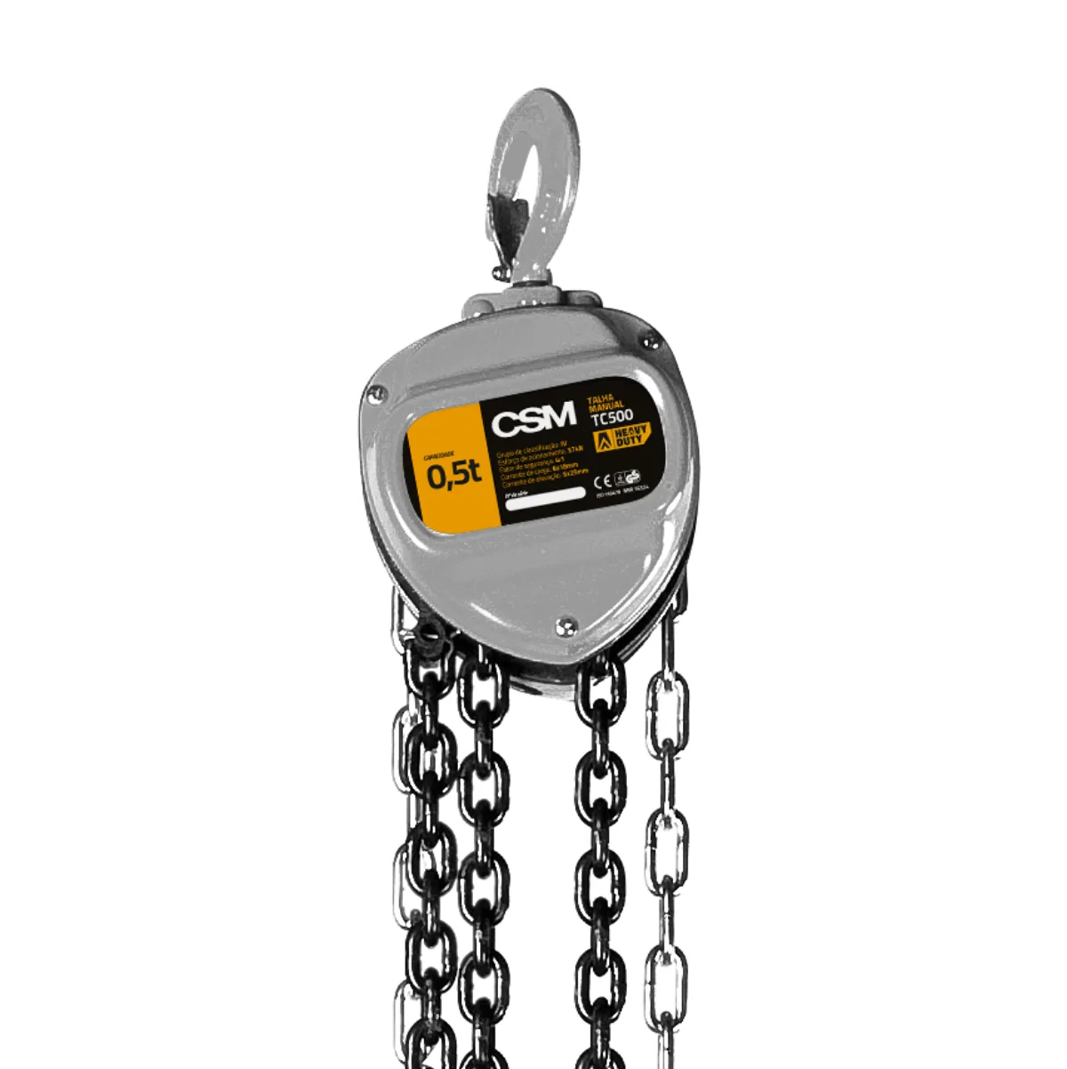 Talha Manual de Corrente TC 500 8M CSM