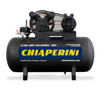 Compressor de ar 10 pcm · 110 litros Chiaperini CJ 10 BPV 110L