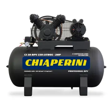 Compressor de ar 10 pcm · 150 litros Chiaperini CJ 10 BPV 150 L