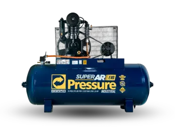 Compressor de ar 25 pcm · 250 litros Pressure Super Ar EVO 25
