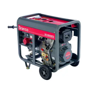 Gerador 6,4 kVA diesel Branco BD-8000 E3