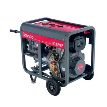 Gerador 6,4 kVA diesel Branco BD-8000 EF