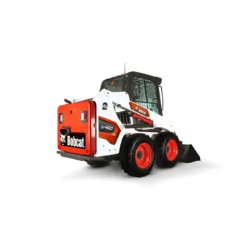 Minicarregadeira Bobcat S450, 608 kg de carga e 48,9 hp