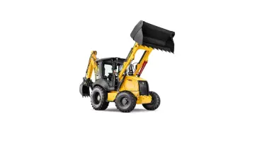 Retroescavadeira New Holland B80C, 97 hp e 7.561 kg