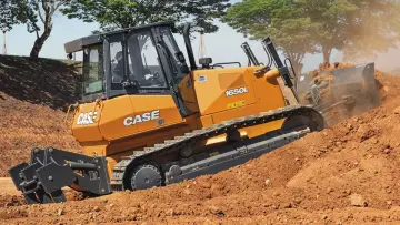 Trator de esteira Case 1650L, 16.107 kg e 156 hp