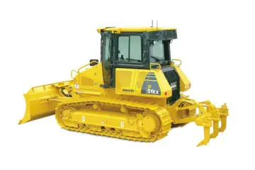 Trator de esteira Komatsu D51EX-22, 14.000 kg e lâmina 2,9 m³